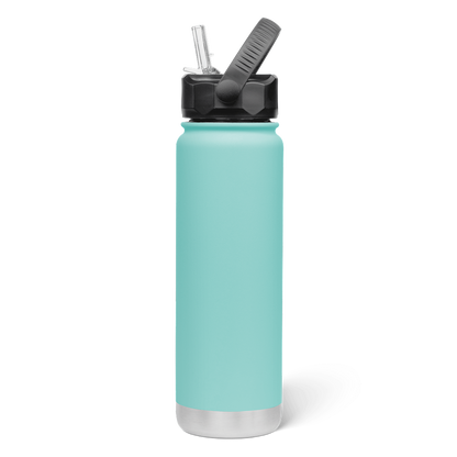 750mL Insulated Bottle w/ Straw Lid
