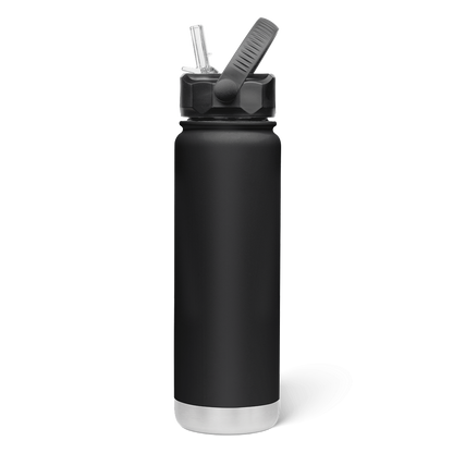 750mL Insulated Bottle w/ Straw Lid