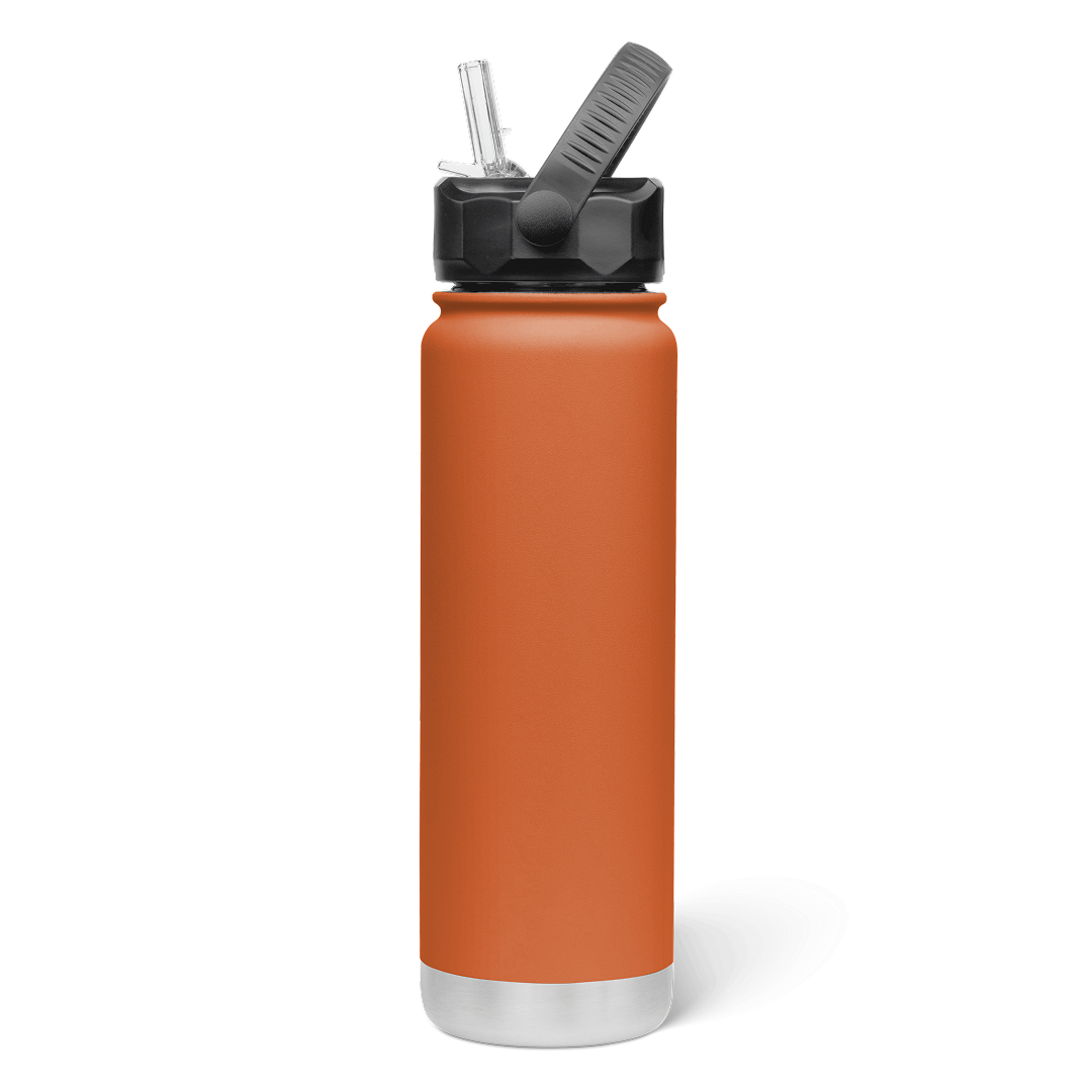 750mL Insulated Bottle w/ Straw Lid