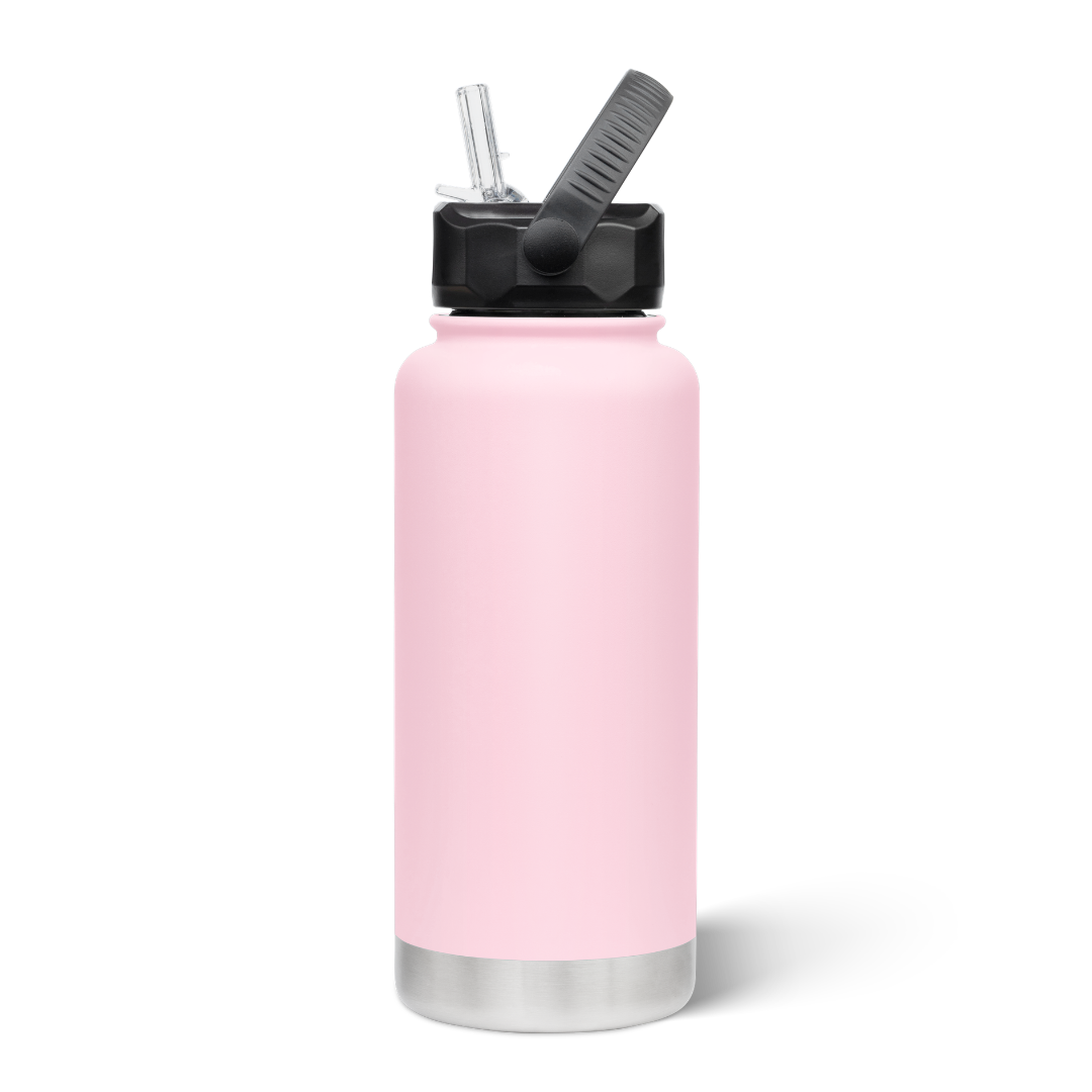 950mL Insulated Bottle w/ Straw Lid