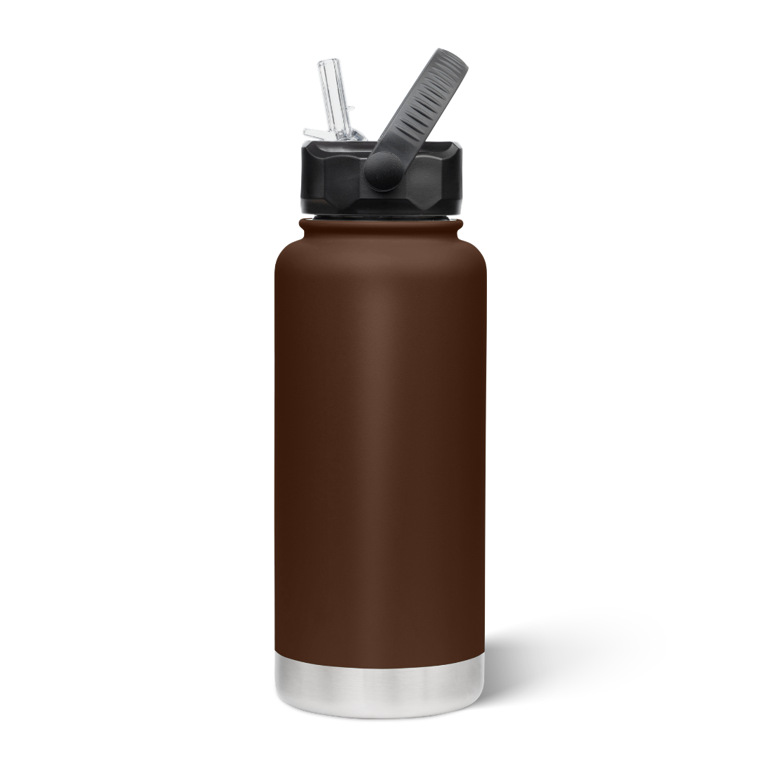 950mL Insulated Bottle w/ Straw Lid