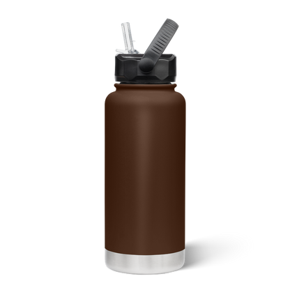 950mL Insulated Bottle w/ Straw Lid
