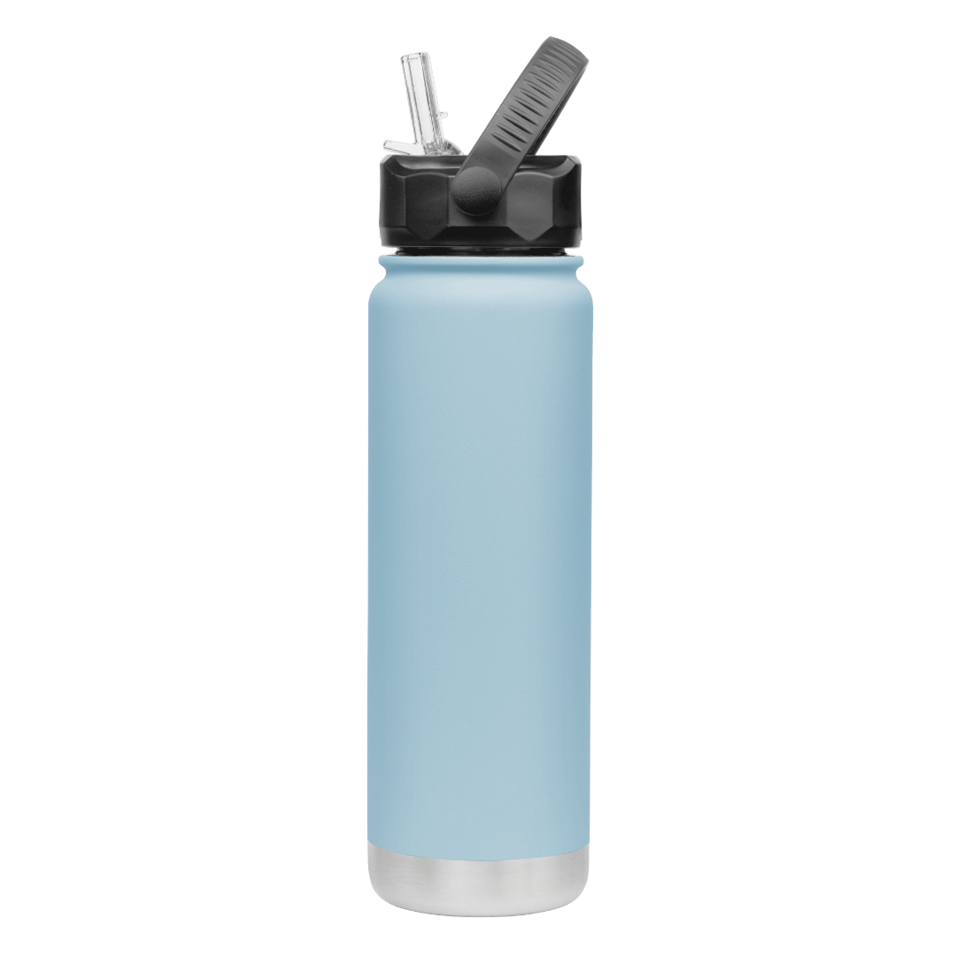 750mL Insulated Bottle w/ Straw Lid