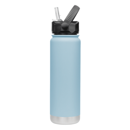 750mL Insulated Bottle w/ Straw Lid