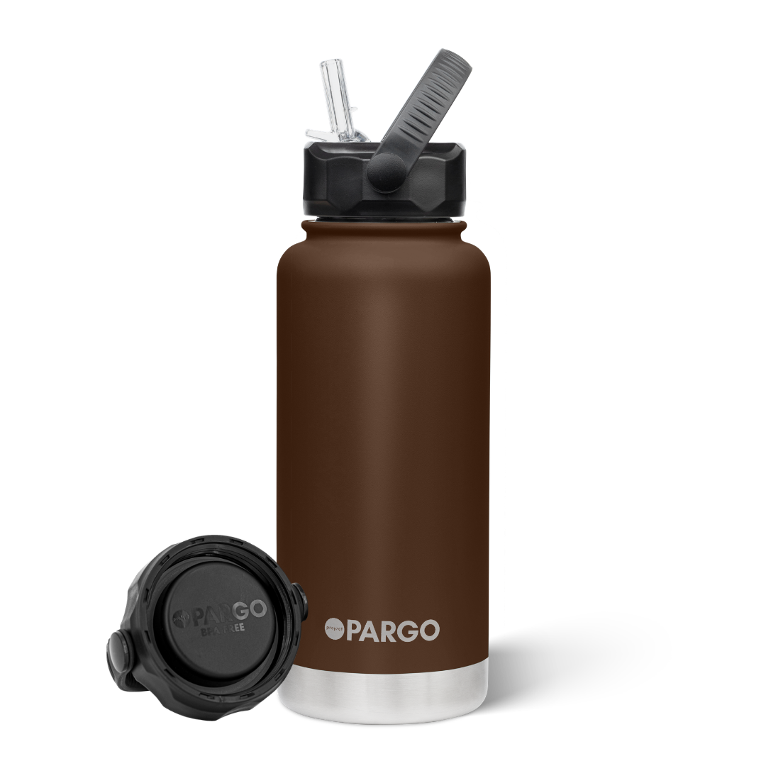 950mL Insulated Bottle w/ Duo Lid Bundle