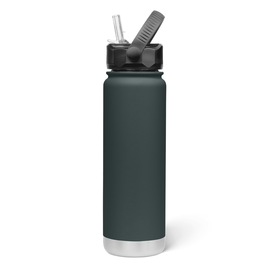 750mL Insulated Bottle w/ Straw Lid