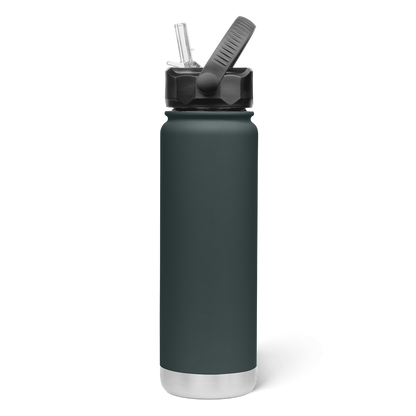 750mL Insulated Bottle w/ Straw Lid