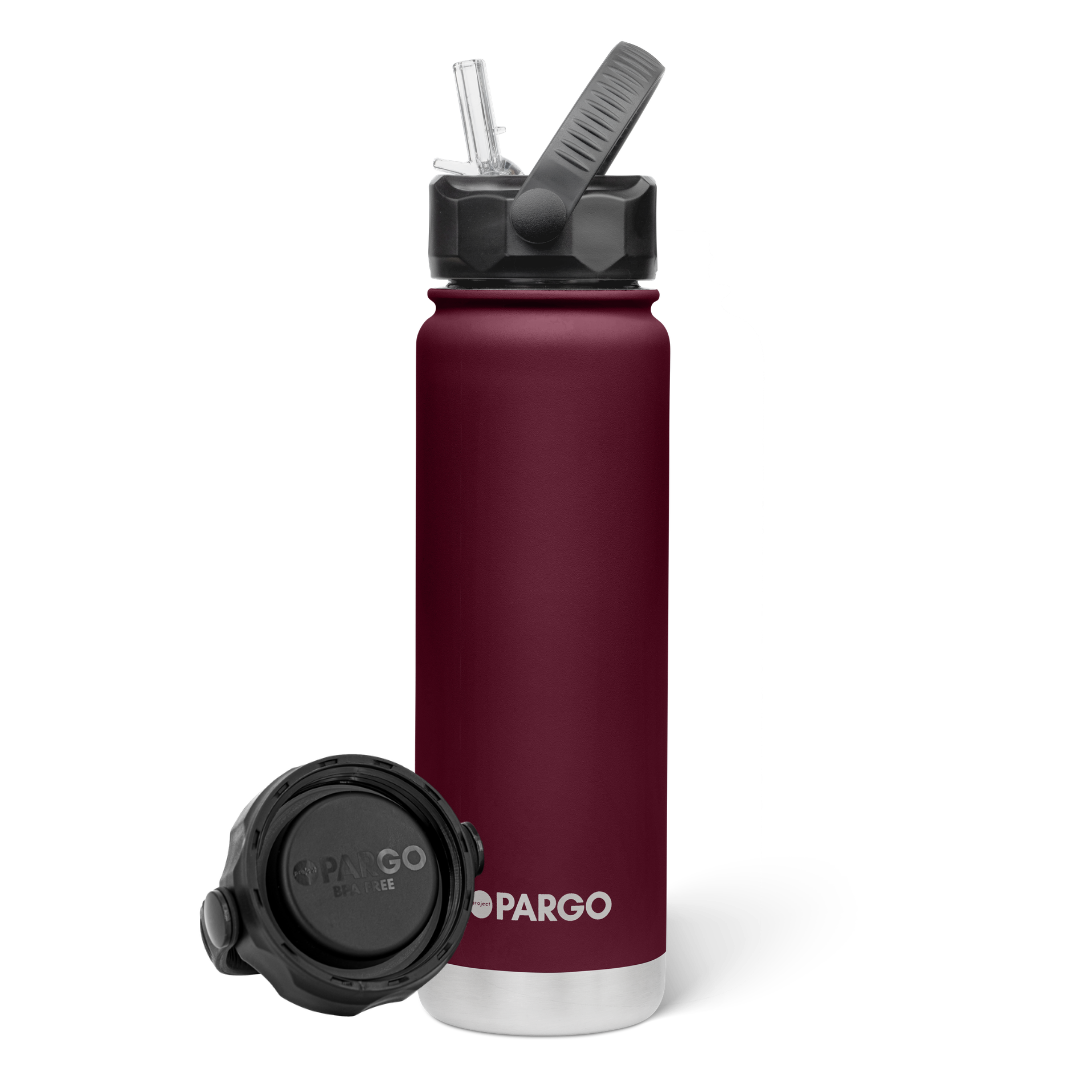 750mL Insulated Bottle w/ Duo Lid Bundle