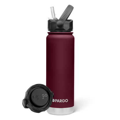 750mL Insulated Bottle w/ Duo Lid Bundle