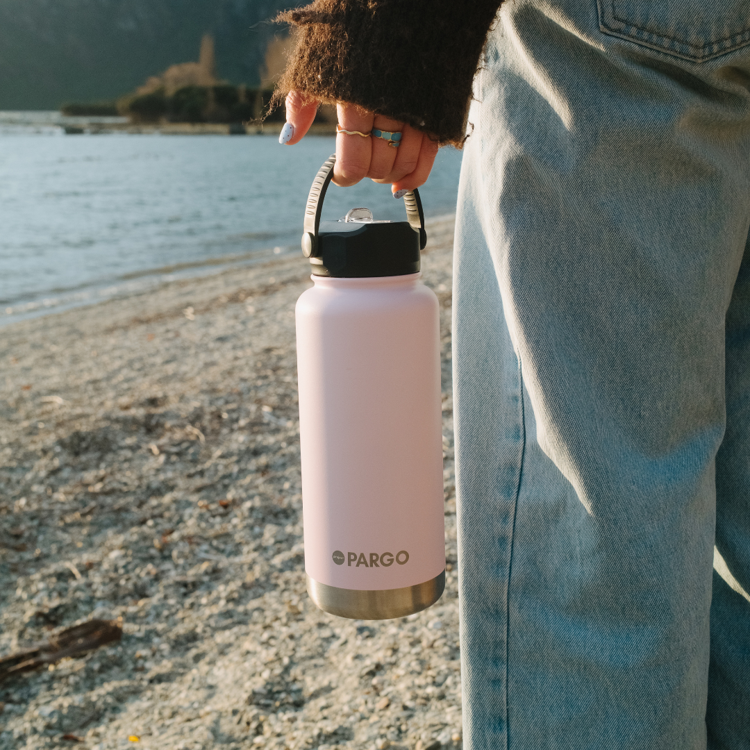 750mL Insulated Bottle w/ Straw Lid