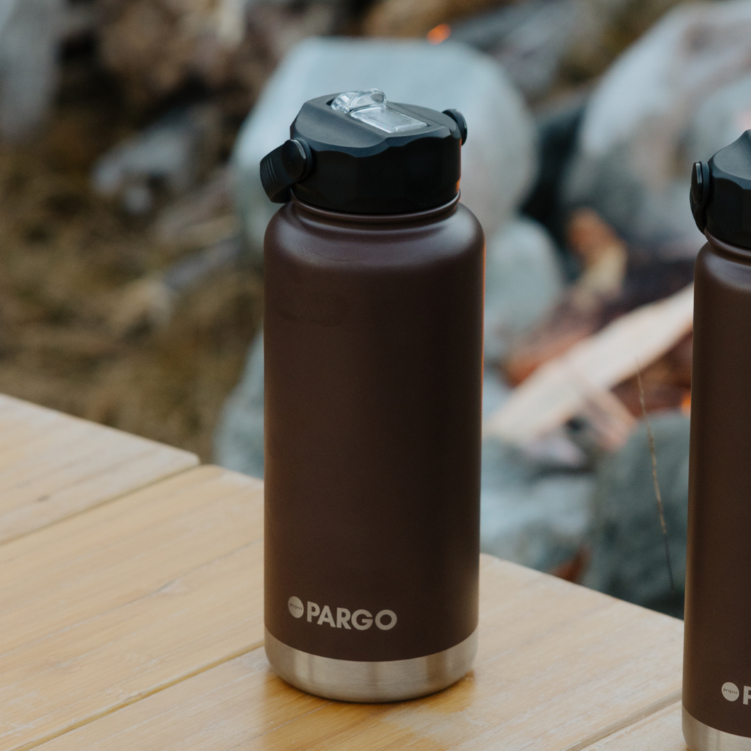 950mL Insulated Bottle w/ Duo Lid Bundle