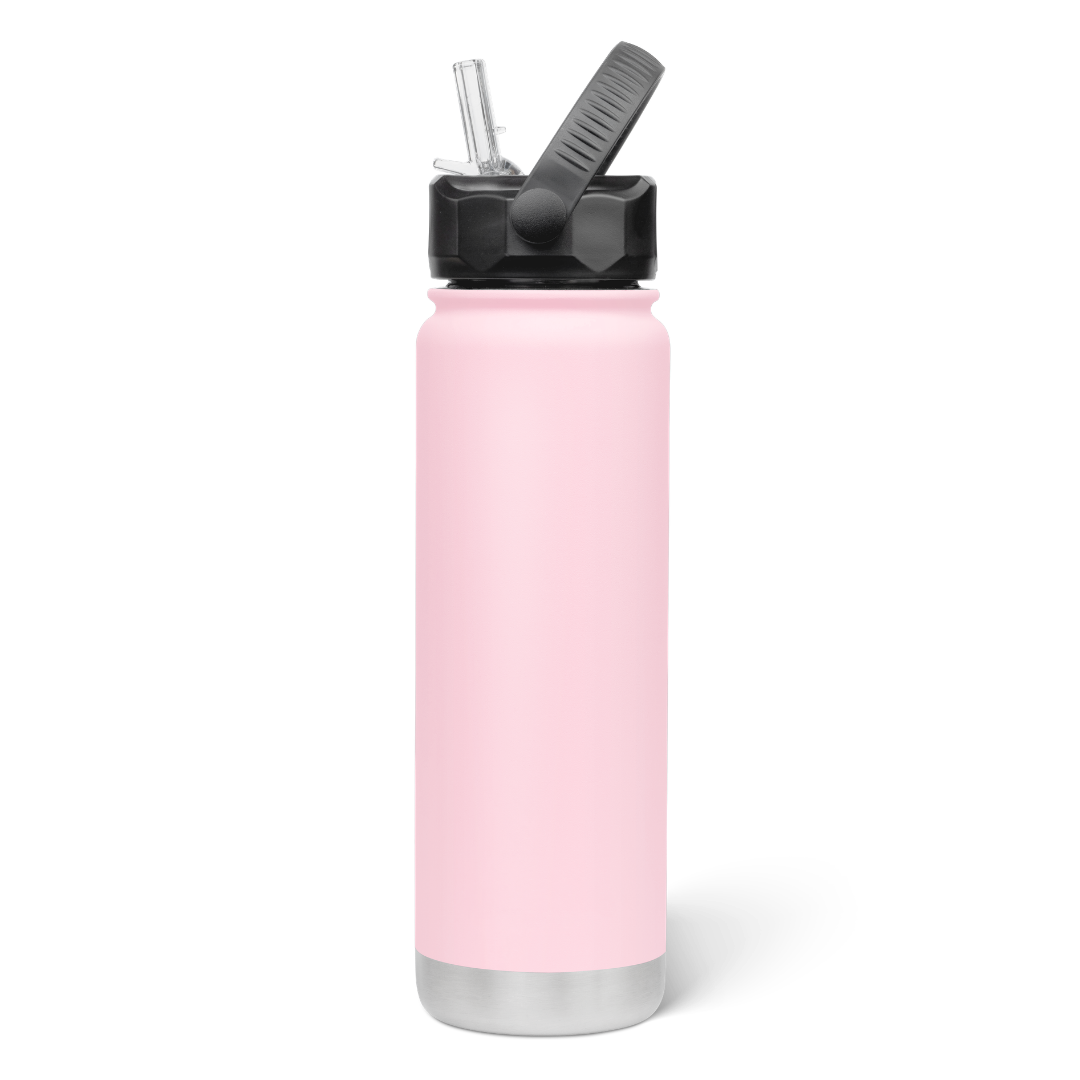 750mL Insulated Bottle w/ Straw Lid