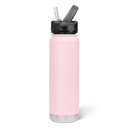 750mL Insulated Bottle w/ Straw Lid