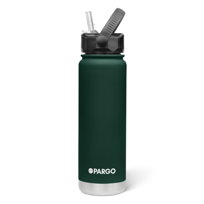 750mL Insulated Bottle w/ Straw Lid