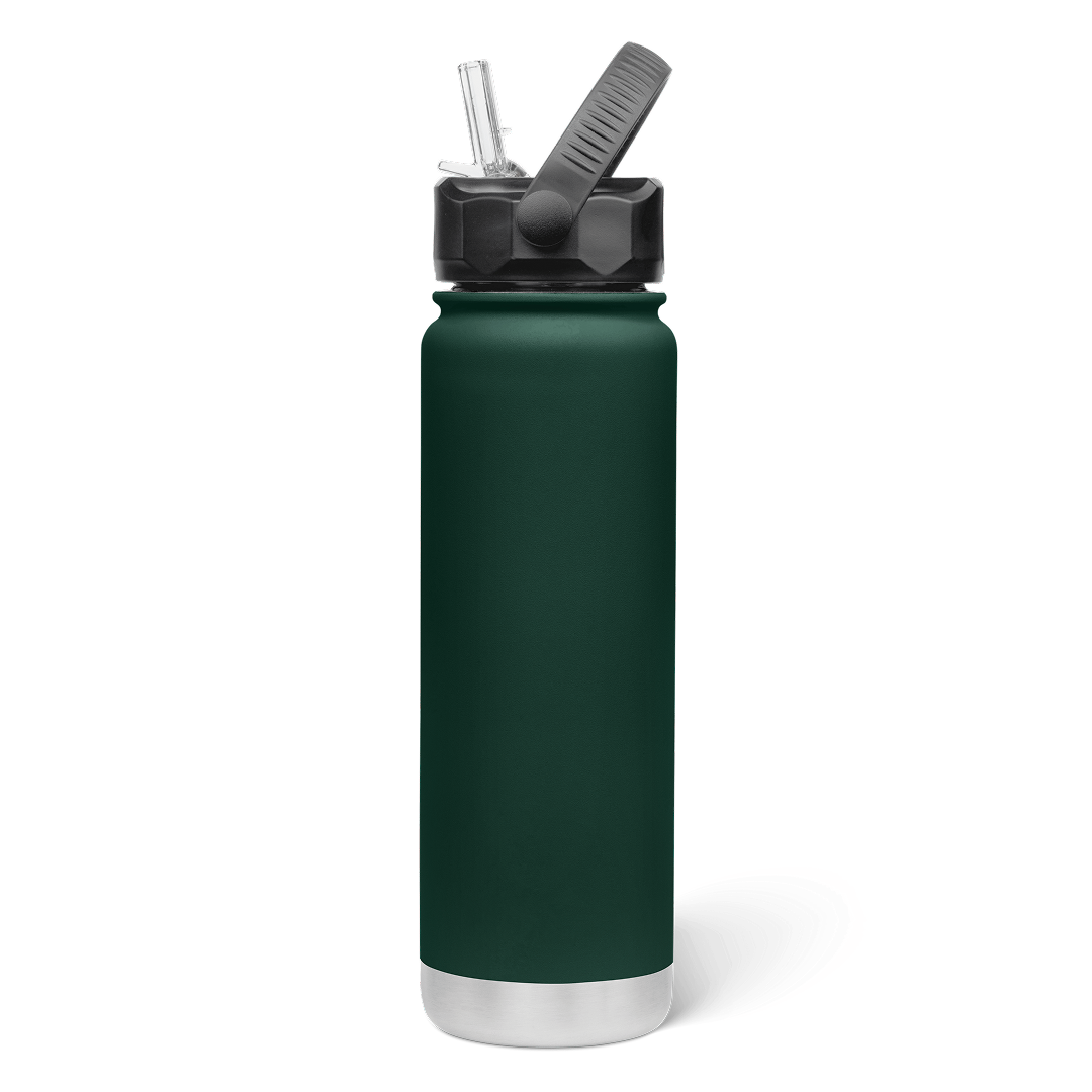 750mL Insulated Bottle w/ Straw Lid