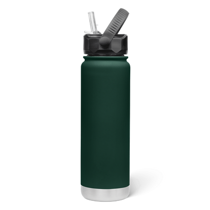 750mL Insulated Bottle w/ Straw Lid