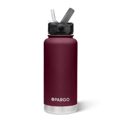 950mL Insulated Bottle w/ Straw Lid