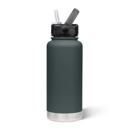 950mL Insulated Bottle w/ Straw Lid