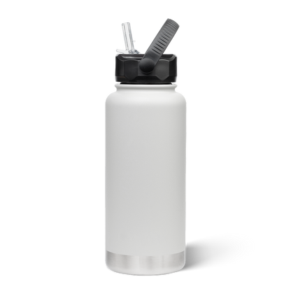 950mL Insulated Bottle w/ Straw Lid