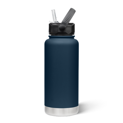 950mL Insulated Bottle w/ Straw Lid