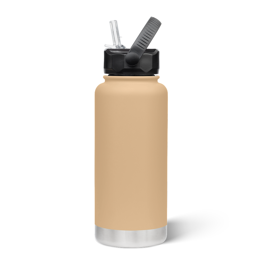 950mL Insulated Bottle w/ Straw Lid