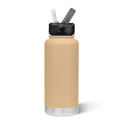 950mL Insulated Bottle w/ Straw Lid
