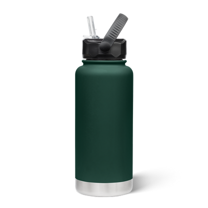 950mL Insulated Bottle w/ Straw Lid