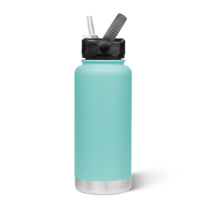950mL Insulated Bottle w/ Straw Lid