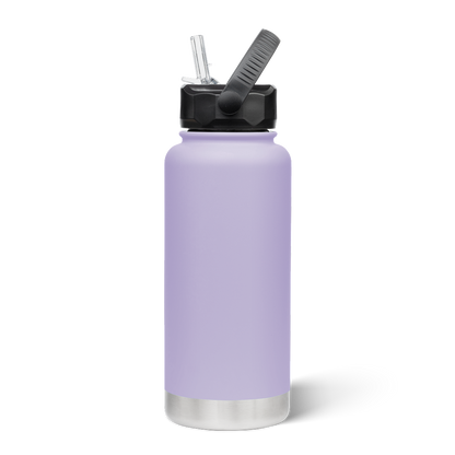950mL Insulated Bottle w/ Straw Lid