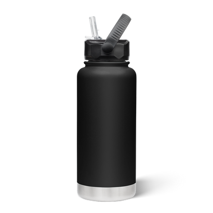 950mL Insulated Bottle w/ Straw Lid