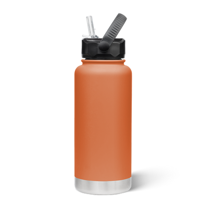 950mL Insulated Bottle w/ Straw Lid
