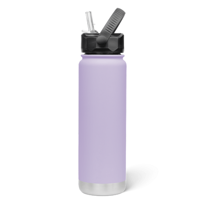 750mL Insulated Bottle w/ Straw Lid