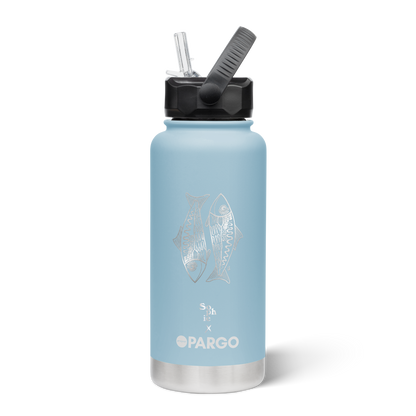 Sophie Fletcher | Fish | 950mL Insulated Bottle w/ Straw Lid