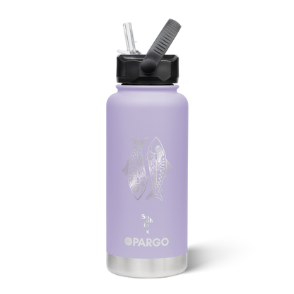 Sophie Fletcher | Fish | 950mL Insulated Bottle w/ Straw Lid